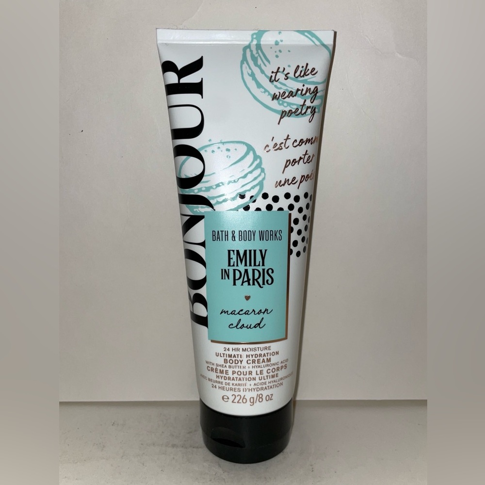 Bath & Body Works Emily In Paris Macaron Cloud Body Cream 8oz Discontinued New